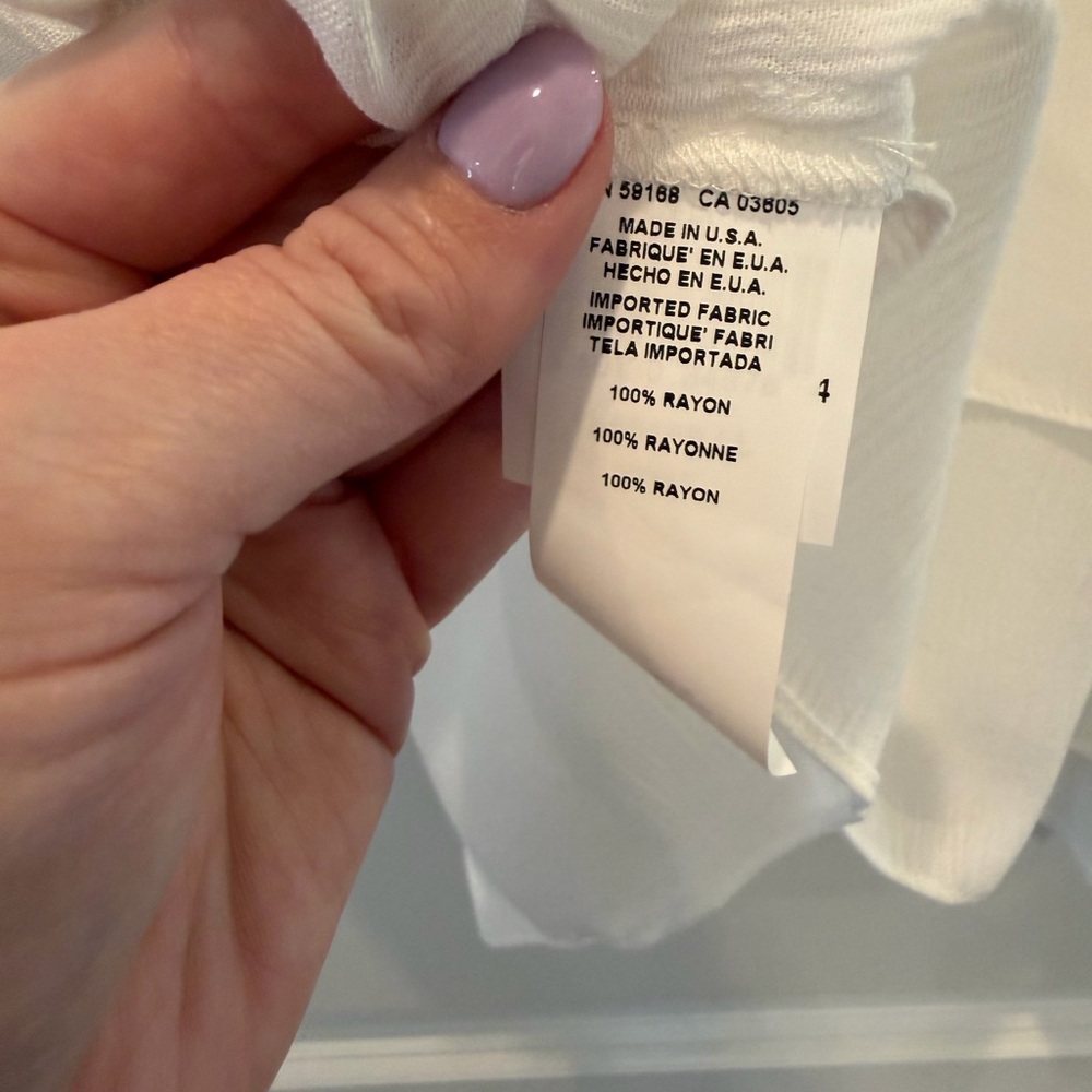 Karen Kane NWT Layered Tank in white - Picture 7 of 8